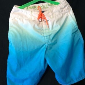 American Eagle Dip dye/Ombré swim shorts